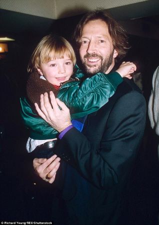 Eric Clapton and his late son, Conor Clapton. 